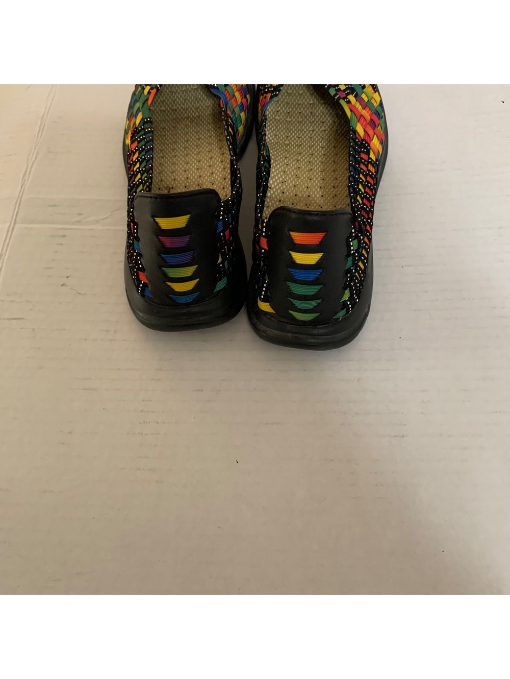Multicolor woven ballet flats - Picture 3 of 5
